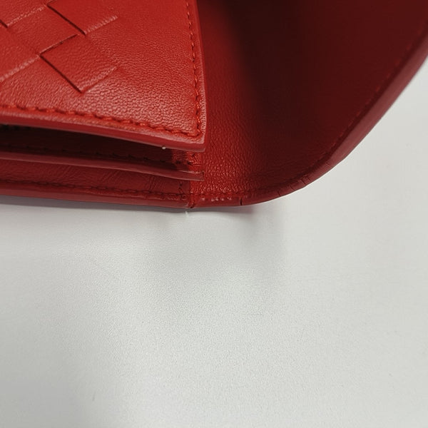 Lambskin Clutch Red