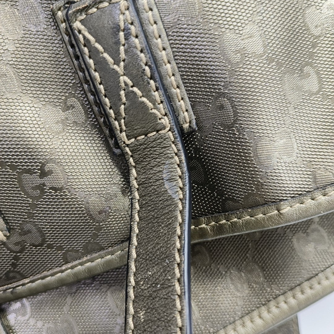 GG Imprime Monogram Coated Canvas Beige