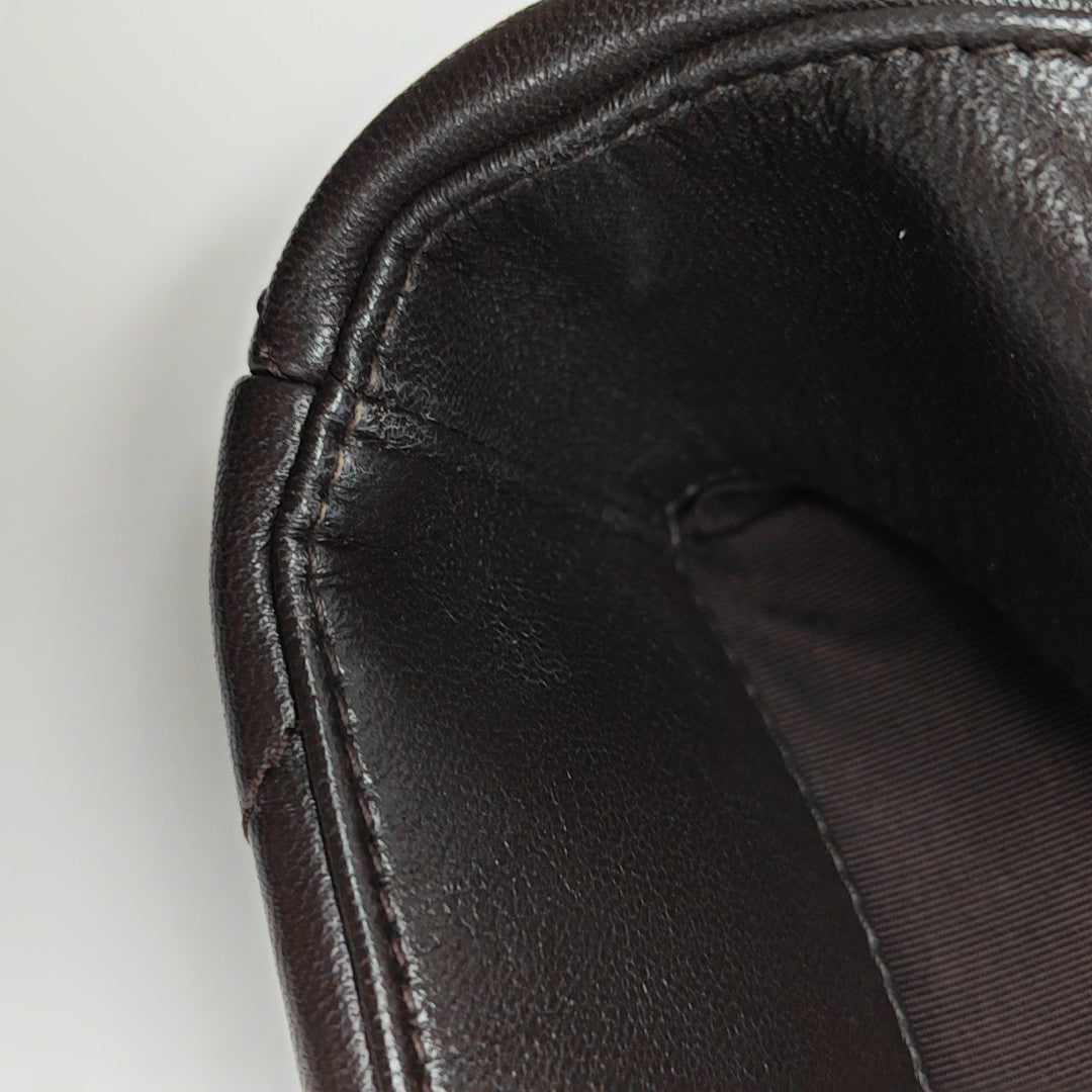 CHANEL 19 Maxi Quilted Calfskin Brown