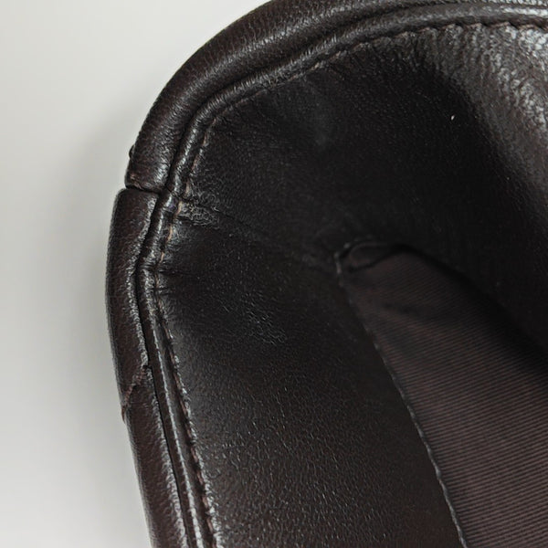 CHANEL 19 Maxi Quilted Calfskin Brown