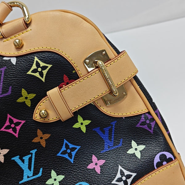 LV × TM CLAUDIA Monogram Coated Canvas Black