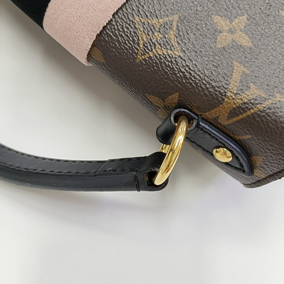 GEORGES BB Monogram Coated Canvas Brown