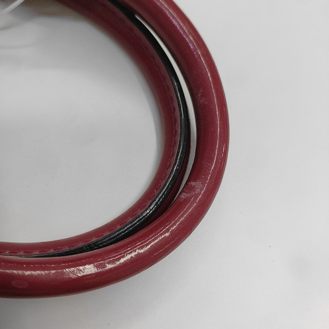 ALMA BB Monogram Patent Leather Red