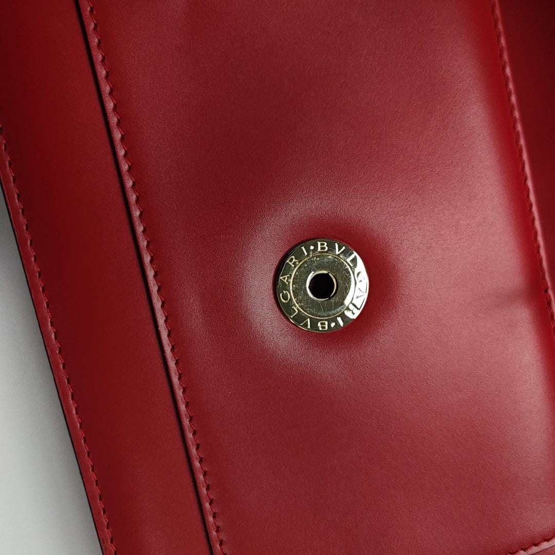 SERPENTI FOREVER Small Calfskin Red