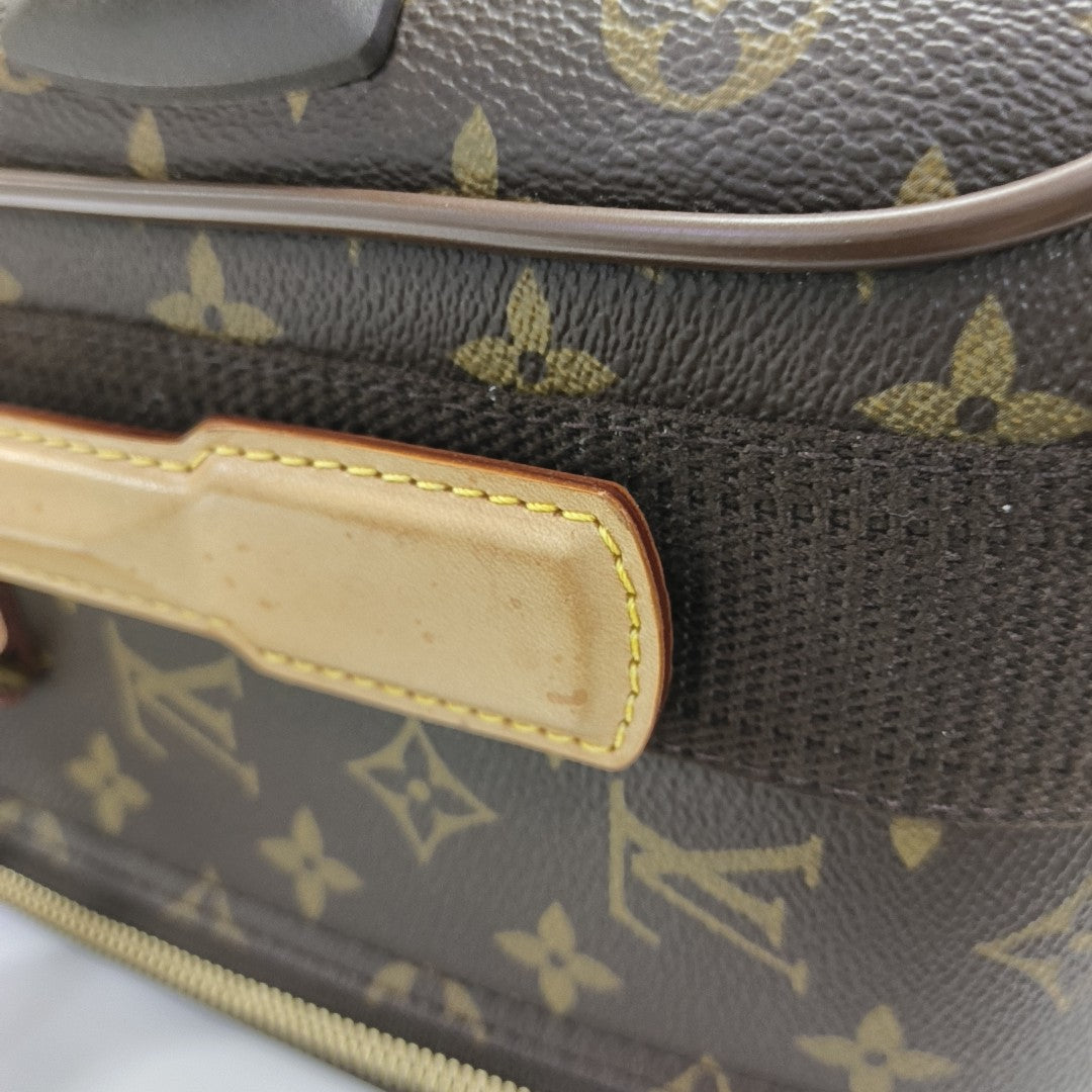 PEGASE Monogram Coated Canvas Brown