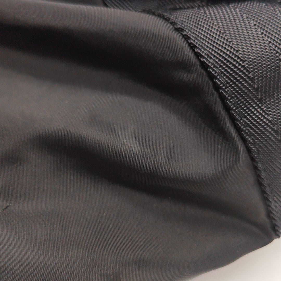 Nylon Shoulder Bag Black