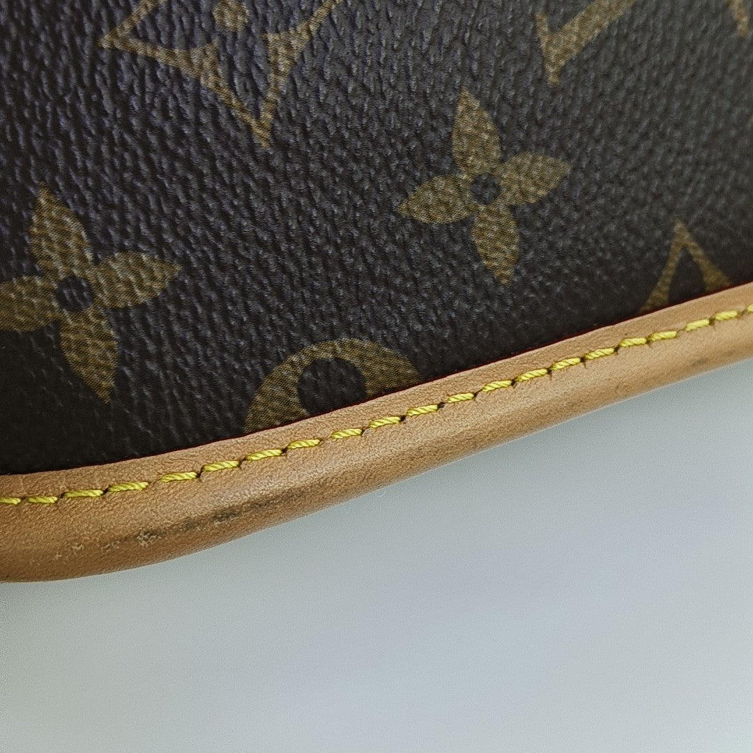 DIANE Monogram Coated Canvas Brown
