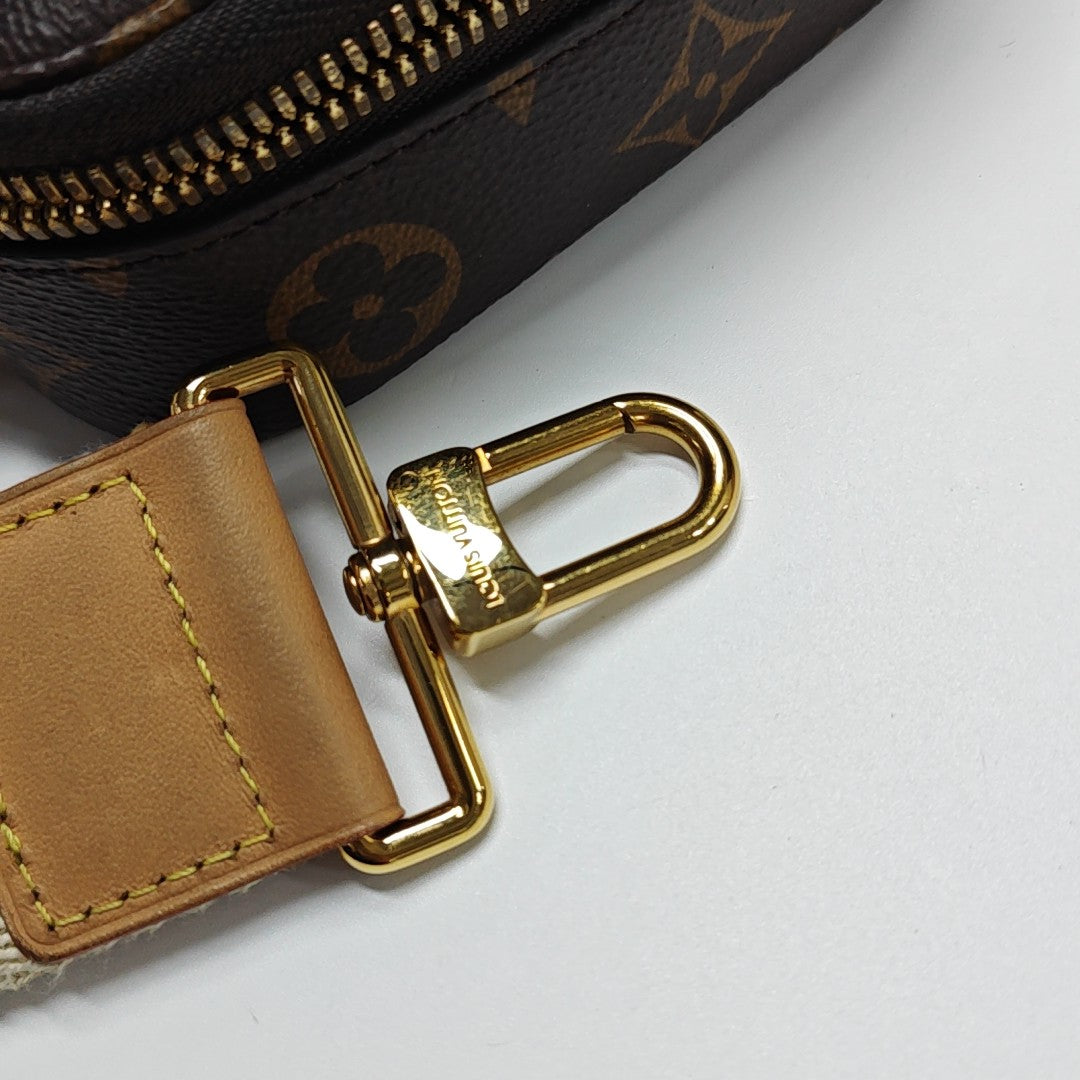 UTILITY Monogram Coated Canvas Brown