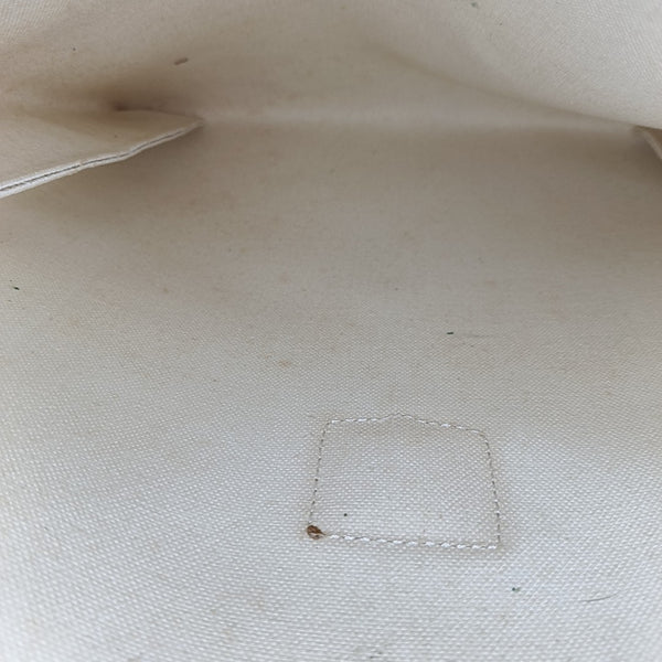 Coated Canvas Tote Bag White