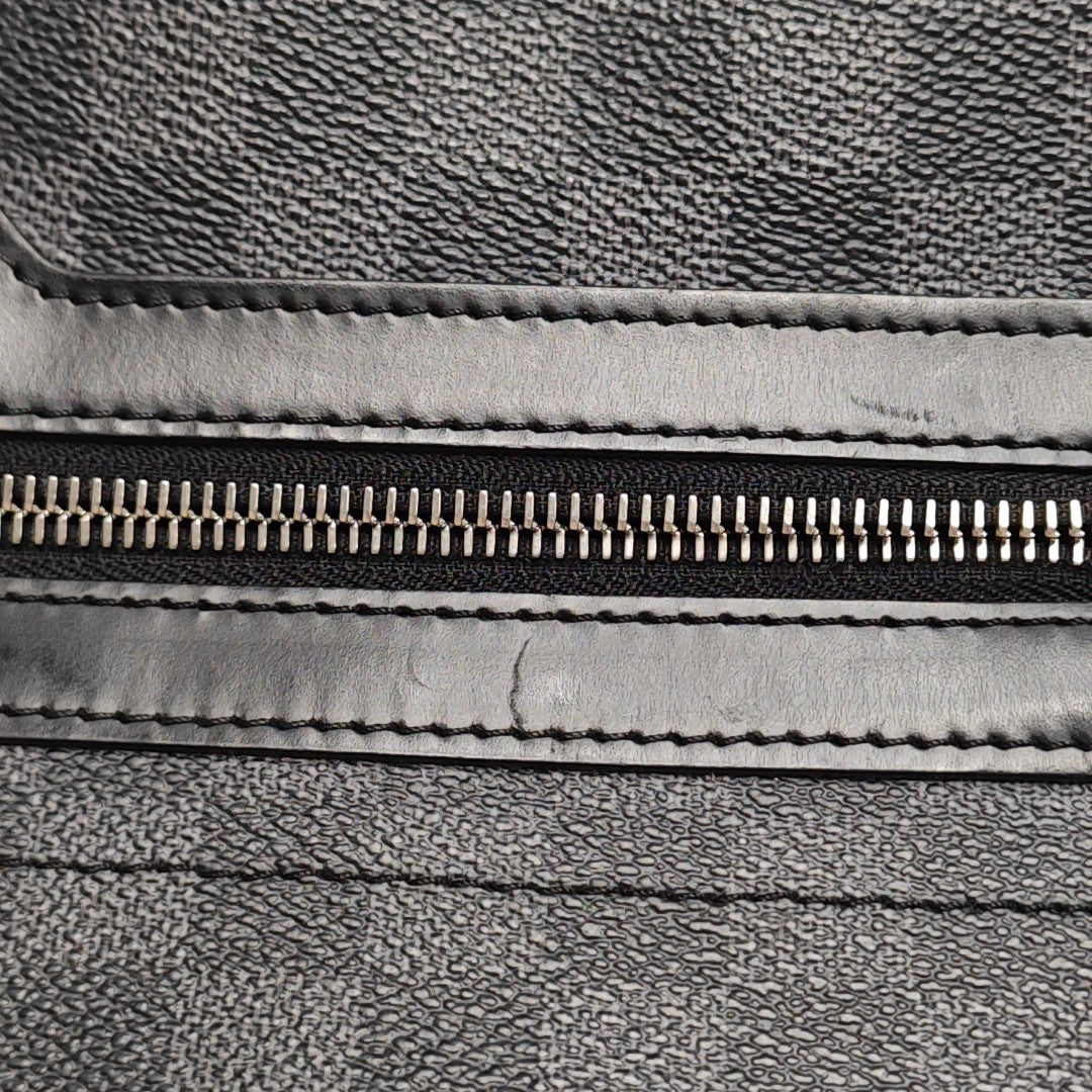 DANIEL GM Damier Graphite Coated Canvas Gray