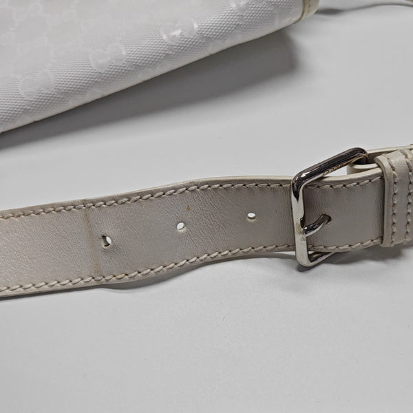 Monogram Coated Canvas White