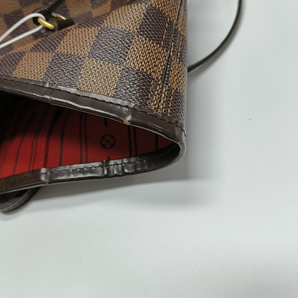 NEVERFULL MM Damier Ebene Coated Canvas Brown