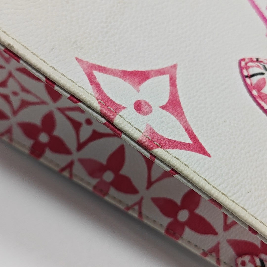 ONTHEGO PM Monogram Coated Canvas White