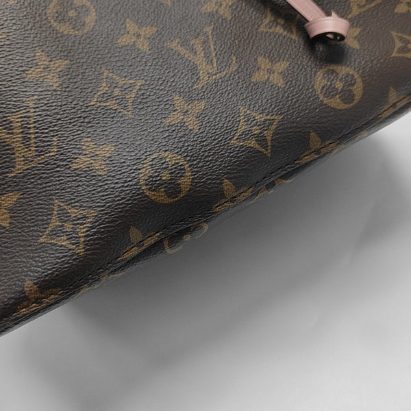 NÉONOÉ MM Monogram Coated Canvas Brown