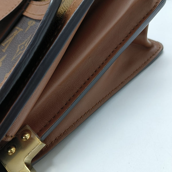 DAUPHINE MM Monogram Coated Canvas Brown
