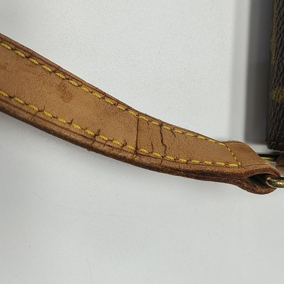 MUSETTE TANGO Monogram Coated Canvas Brown