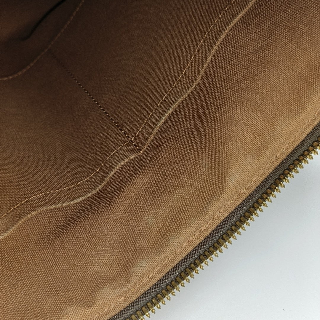 PALERMO PM Monogram Coated Canvas Brown