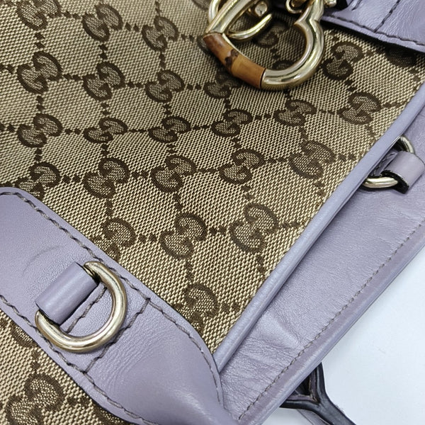 Monogram Canvas Tote Bag Brown