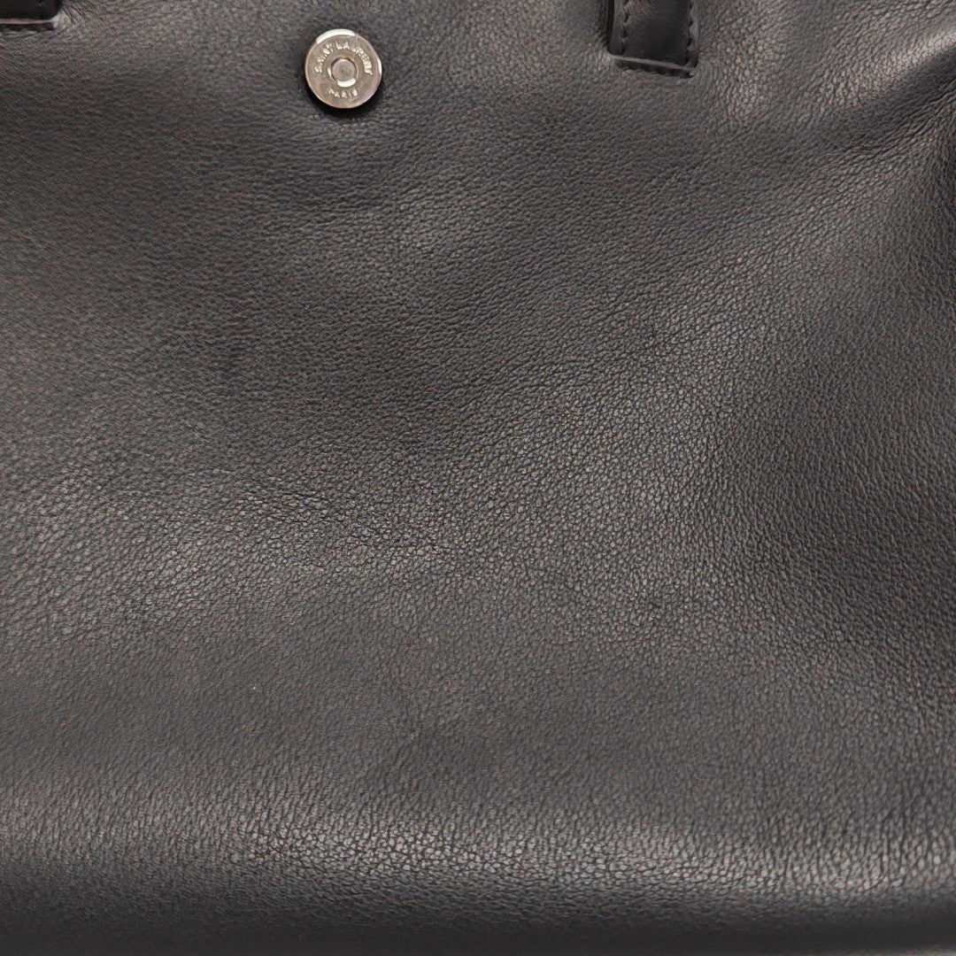 DOWNTOWN CABAS Calfskin Black