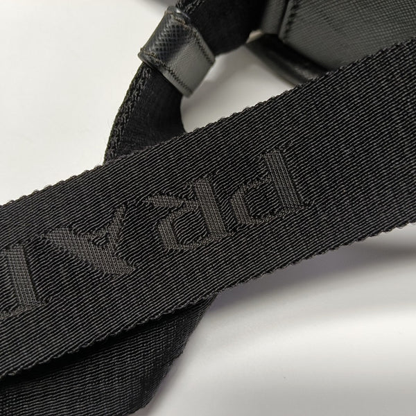 Nylon Shoulder Bag Black