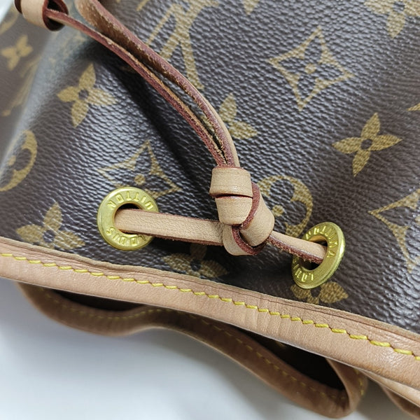 NOÉ BB Monogram Coated Canvas Brown