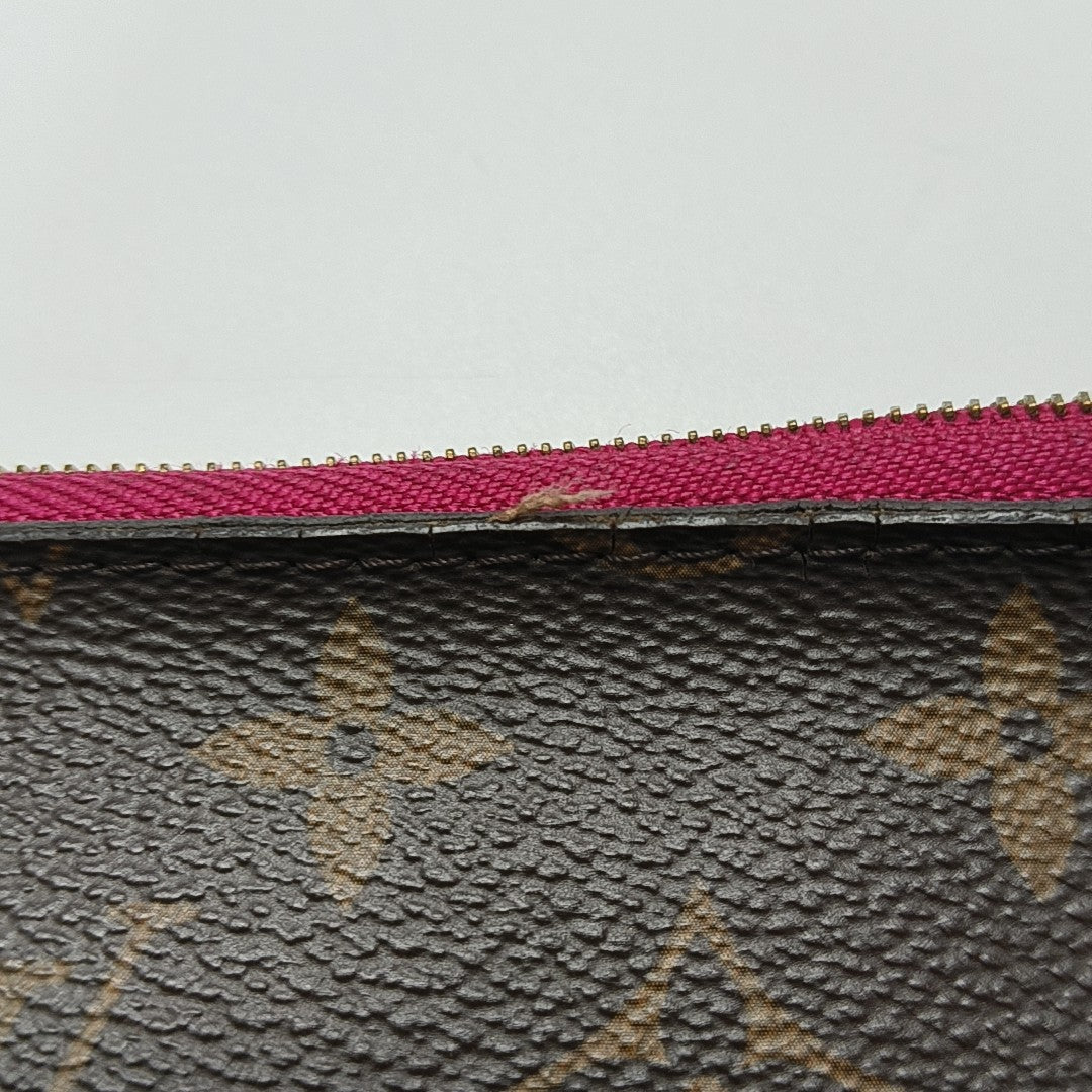 NEVERFULL PM Monogram Coated Canvas Brown