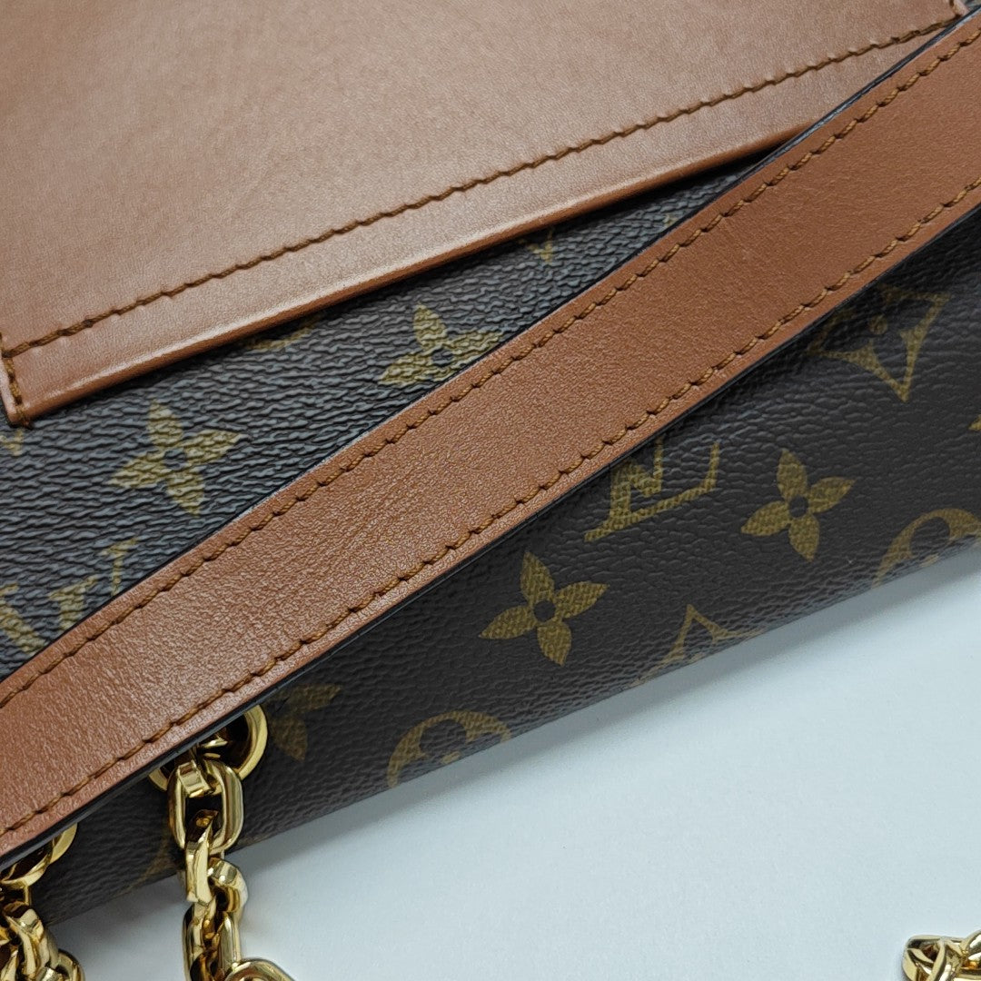 MARCEAU Monogram Coated Canvas Brown