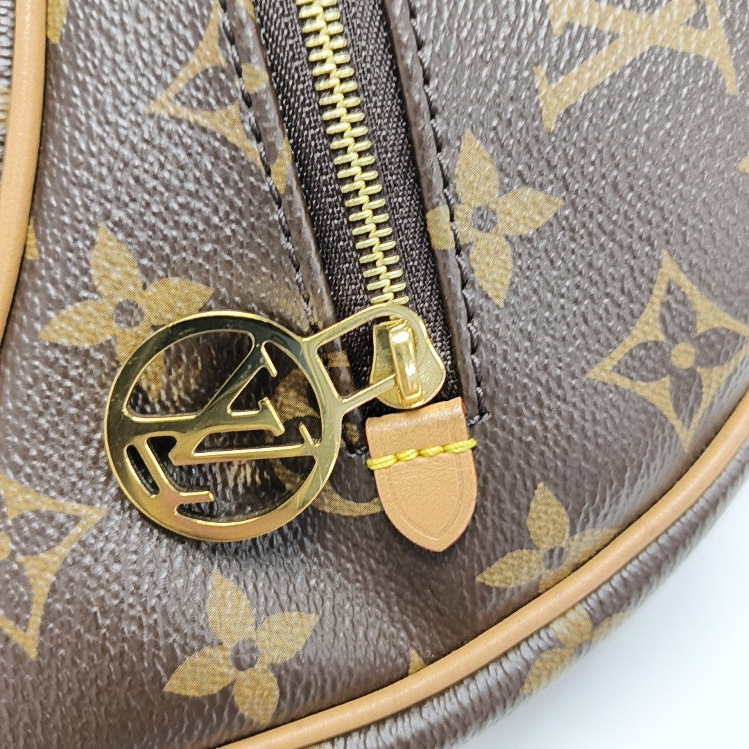 LOOP Monogram Coated Canvas Brown