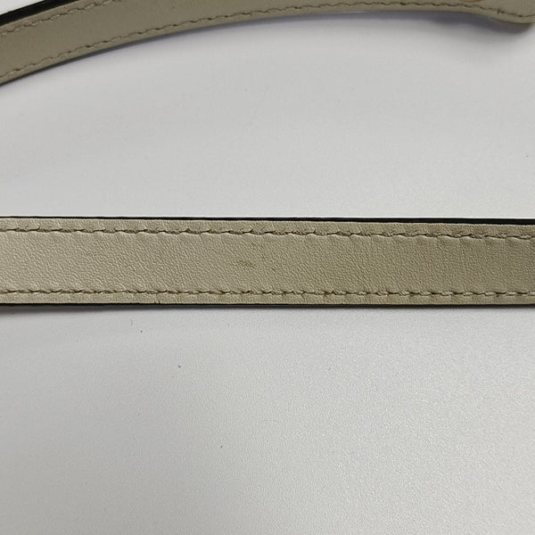 Padlock Small Monogram Coated Canvas Beige