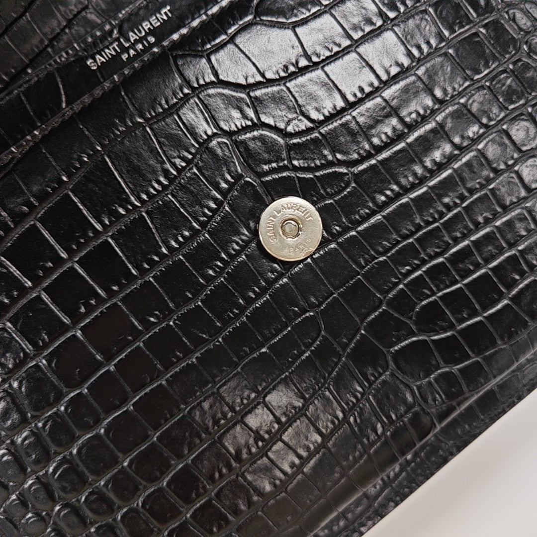 SUNSET Medium Calfskin Black