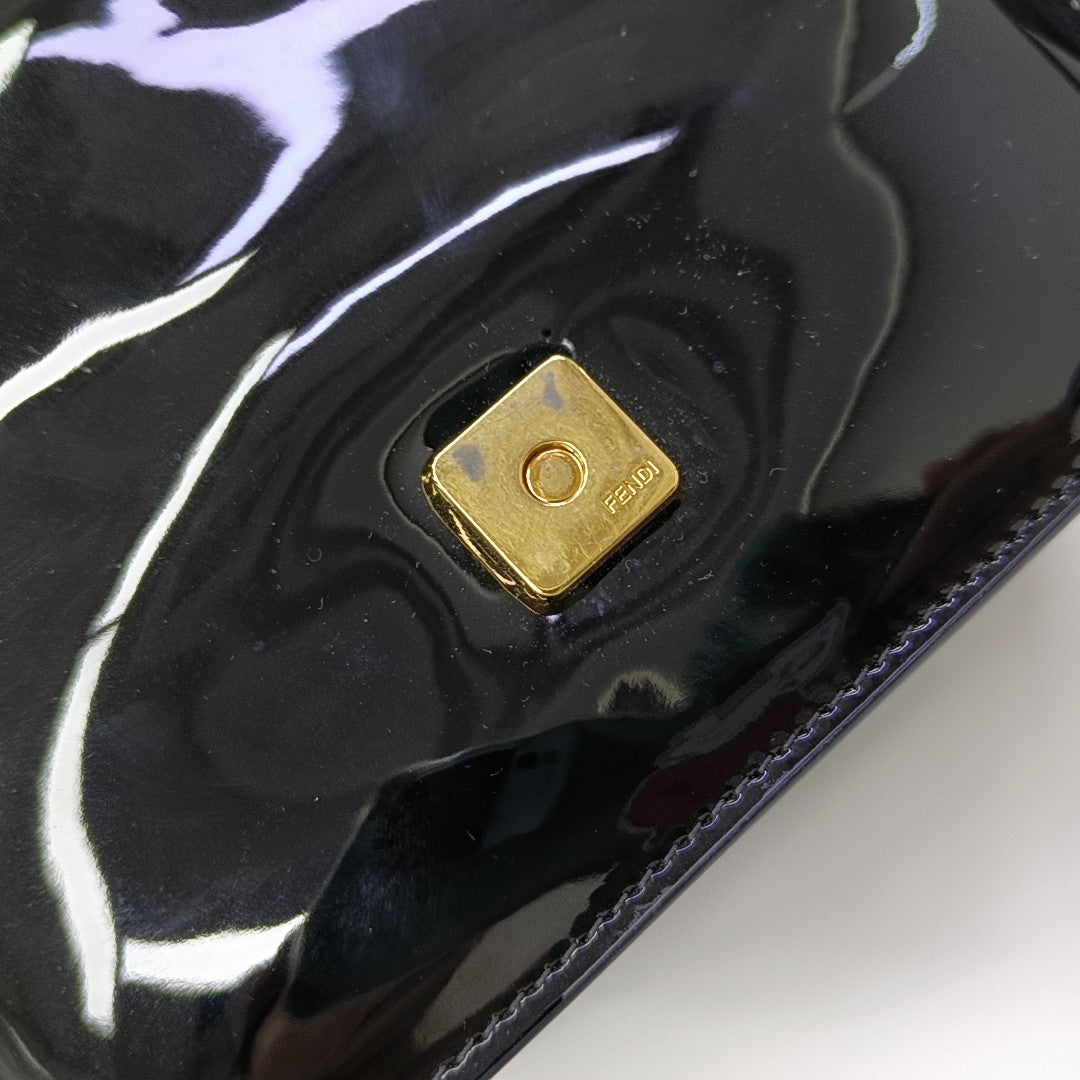 Karligraphy Patent Leather Black