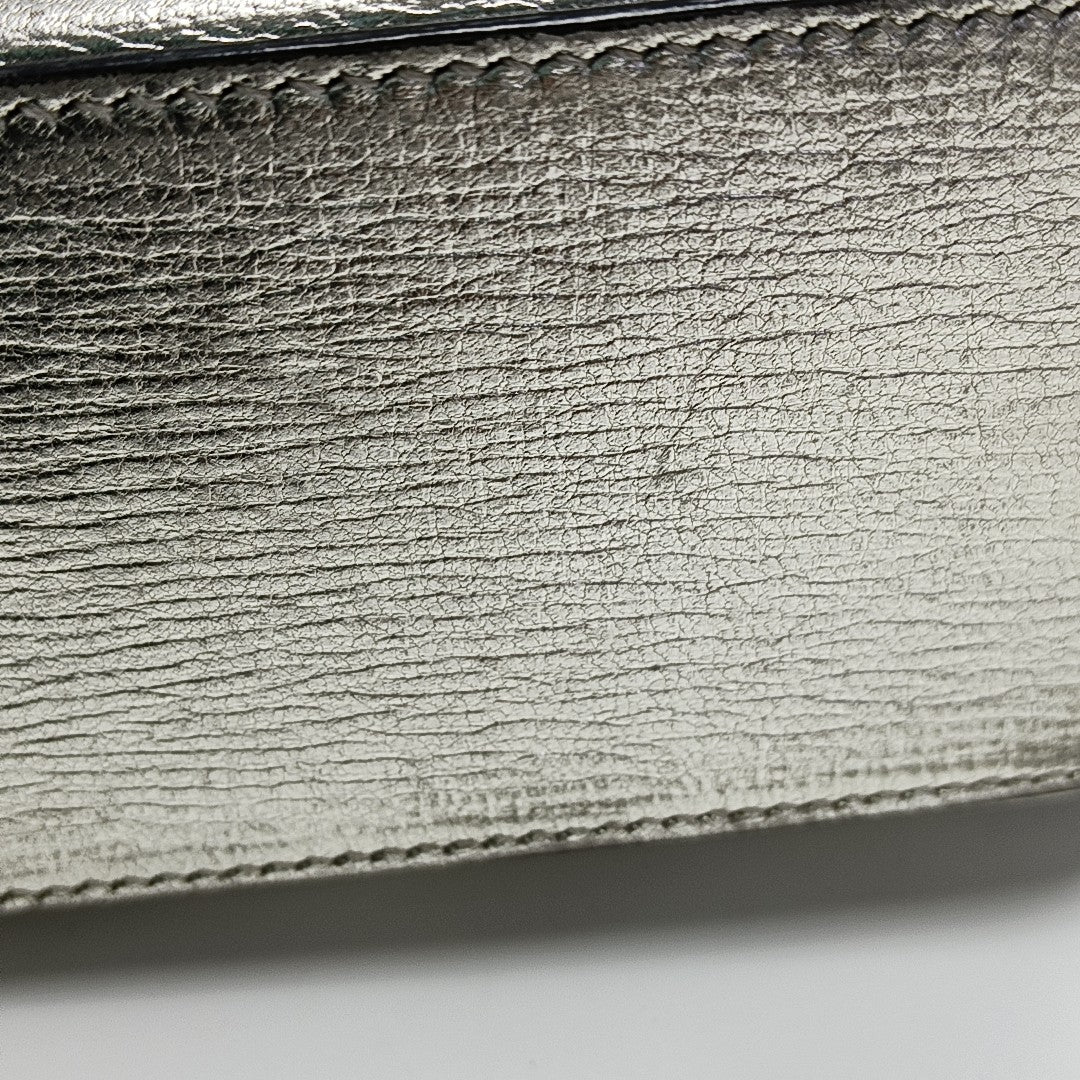 Gancino Calfskin Silver