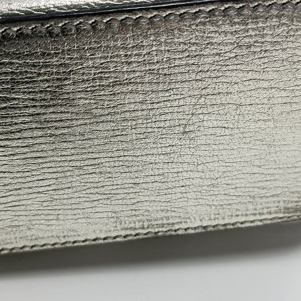 Gancino Calfskin Silver