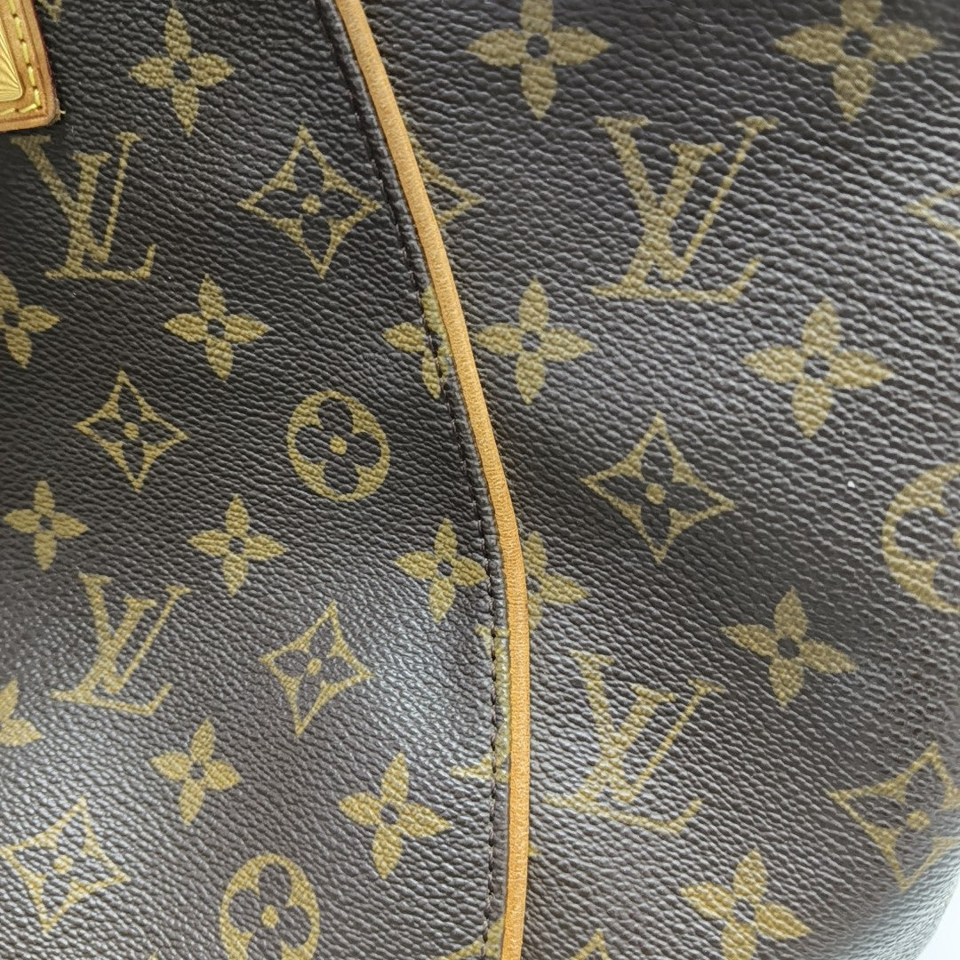 GALLIERA PM Monogram Coated Canvas Brown
