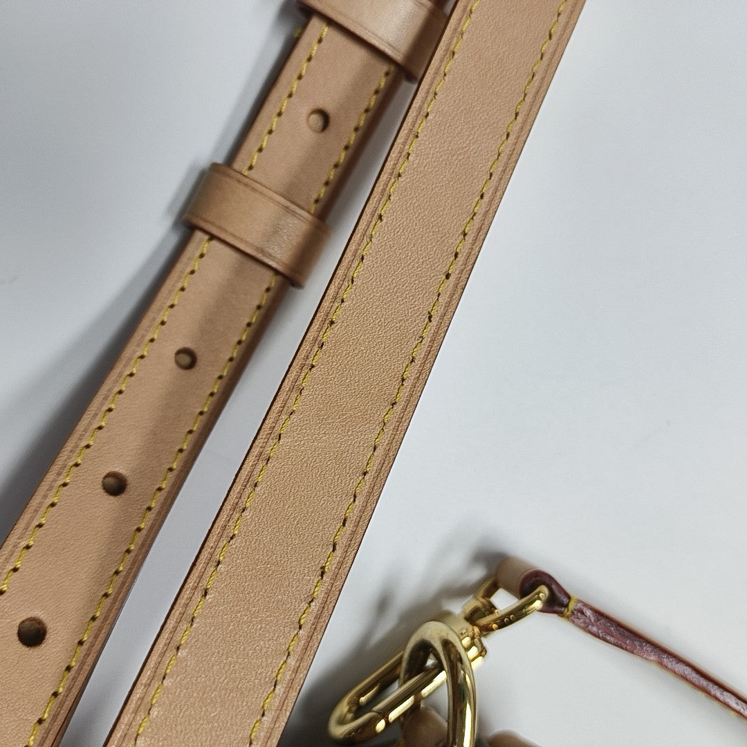 SAUMUR BB Monogram Coated Canvas Brown