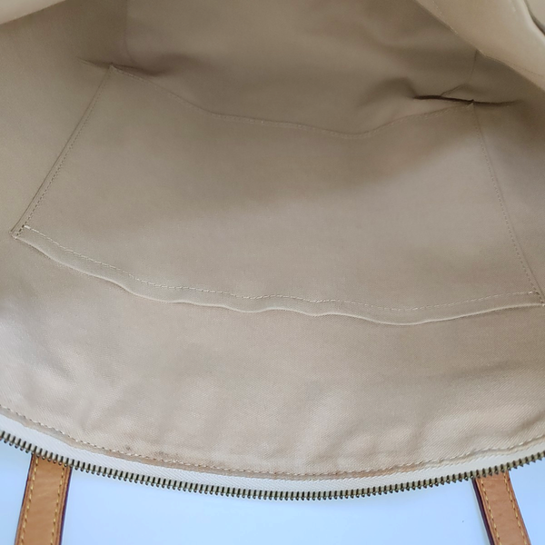 TOTALLY GM Damier Azur Coated Canvas White