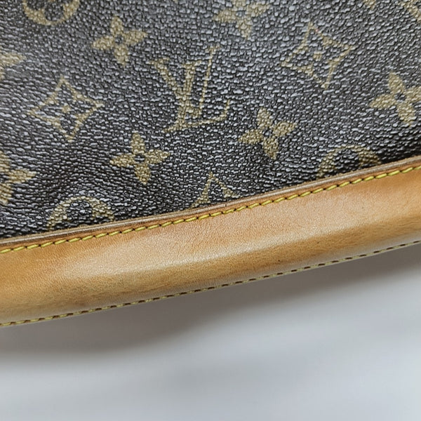 LOCKIT GM Monogram Coated Canvas Brown