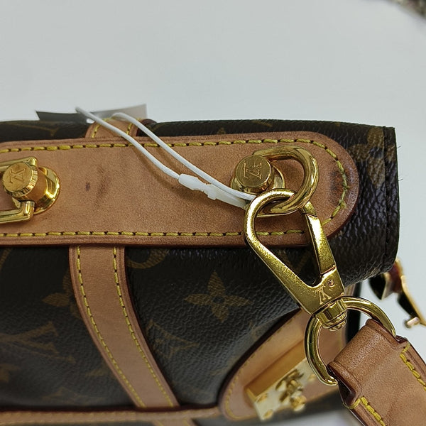 DUFFLE Monogram Coated Canvas Brown