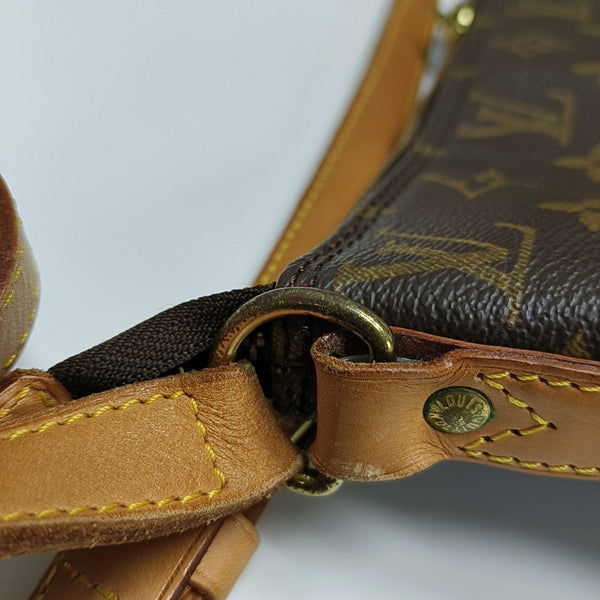SHARON STONE Monogram Coated Canvas Brown