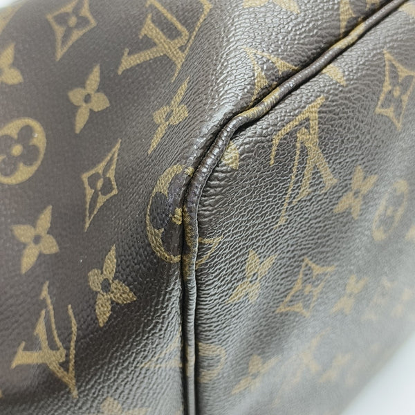NEVERFULL GM Monogram Coated Canvas Brown
