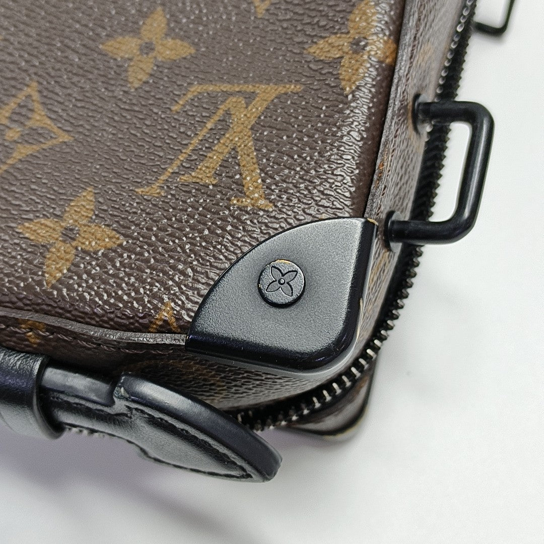 SOFT TRUNK Monogram Coated Canvas Brown