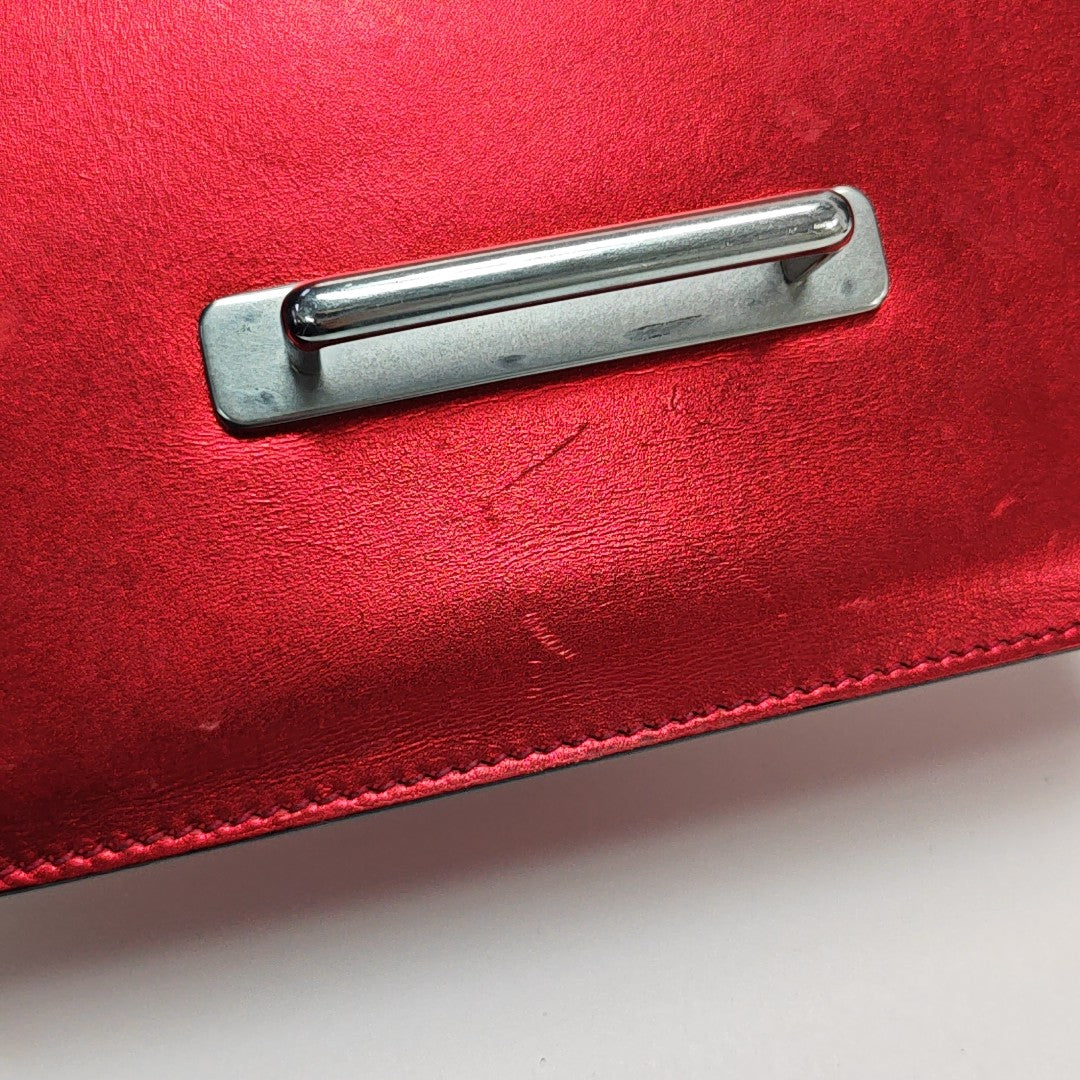 Cahier Saffiano Calfskin Red