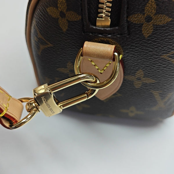 SPEEDY 20 Monogram Coated Canvas Brown