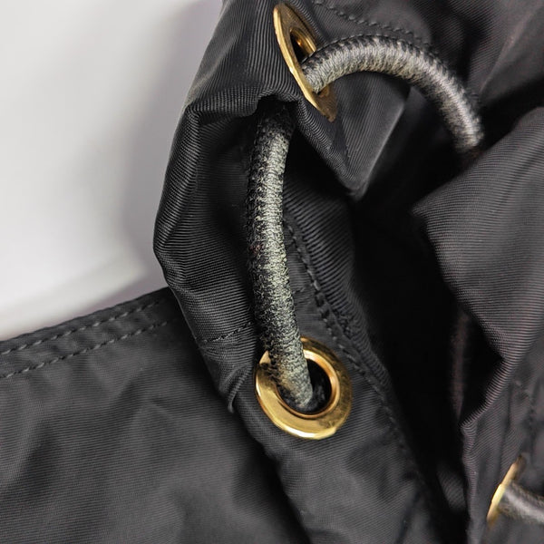 The Rucksack Medium Nylon Black