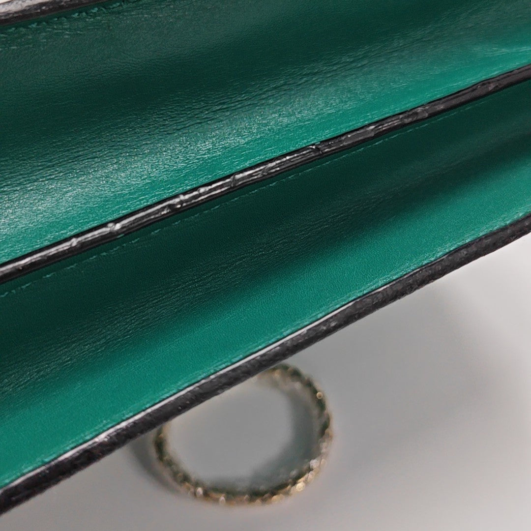 SERPENTI FOREVER Medium Calfskin Green