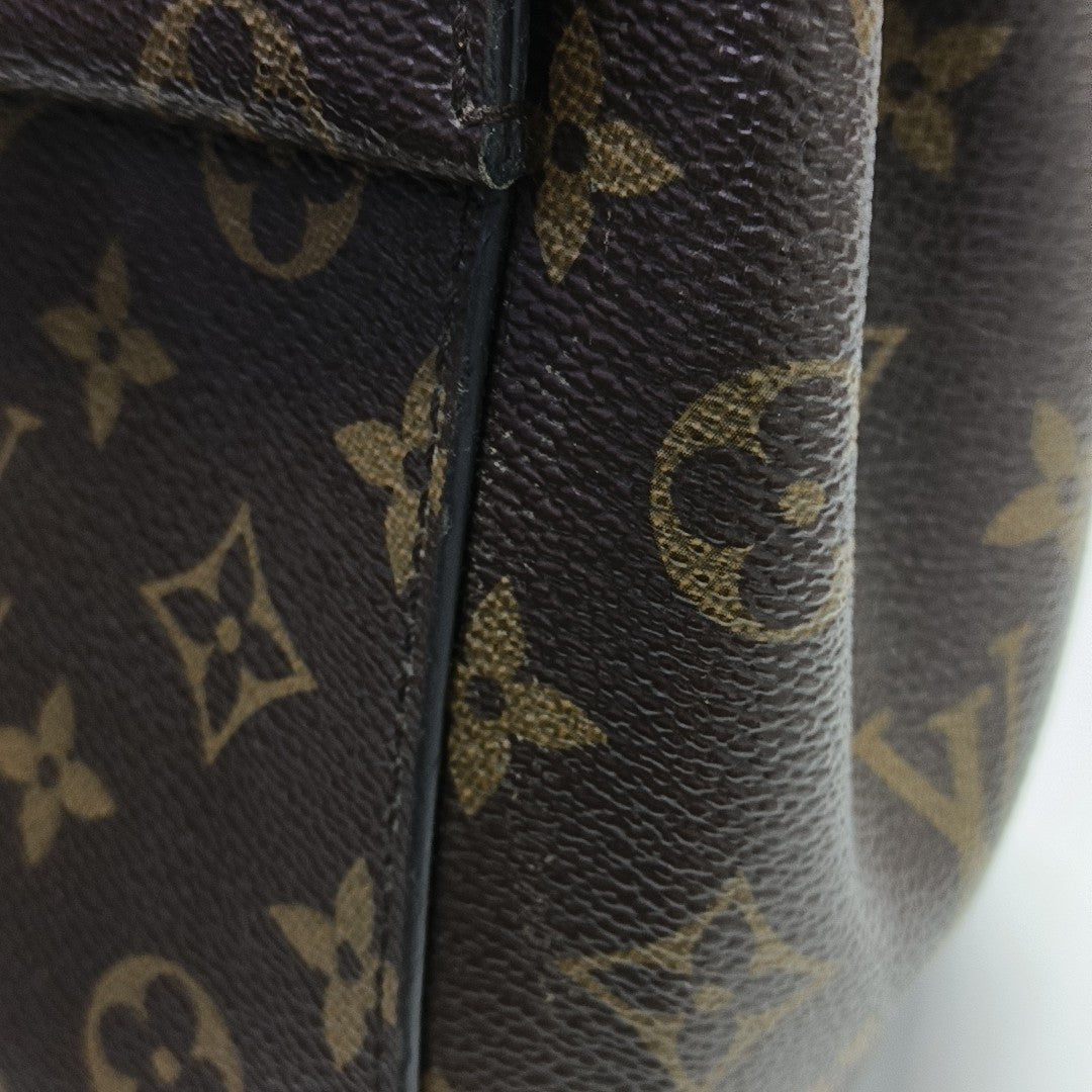 CLUNY MM Monogram Coated Canvas Brown