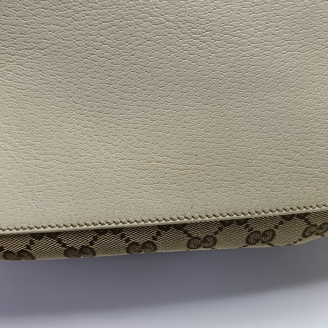 Monogram Canvas Top Handle Bag Brown