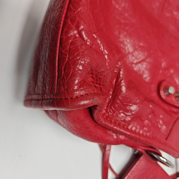 Classic City Mini Lambskin Red