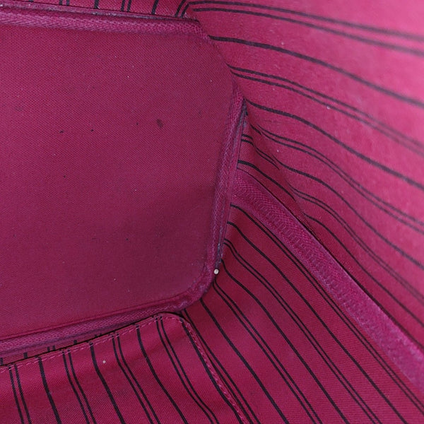 NEVERFULL MM Monogram Coated Canvas Brown