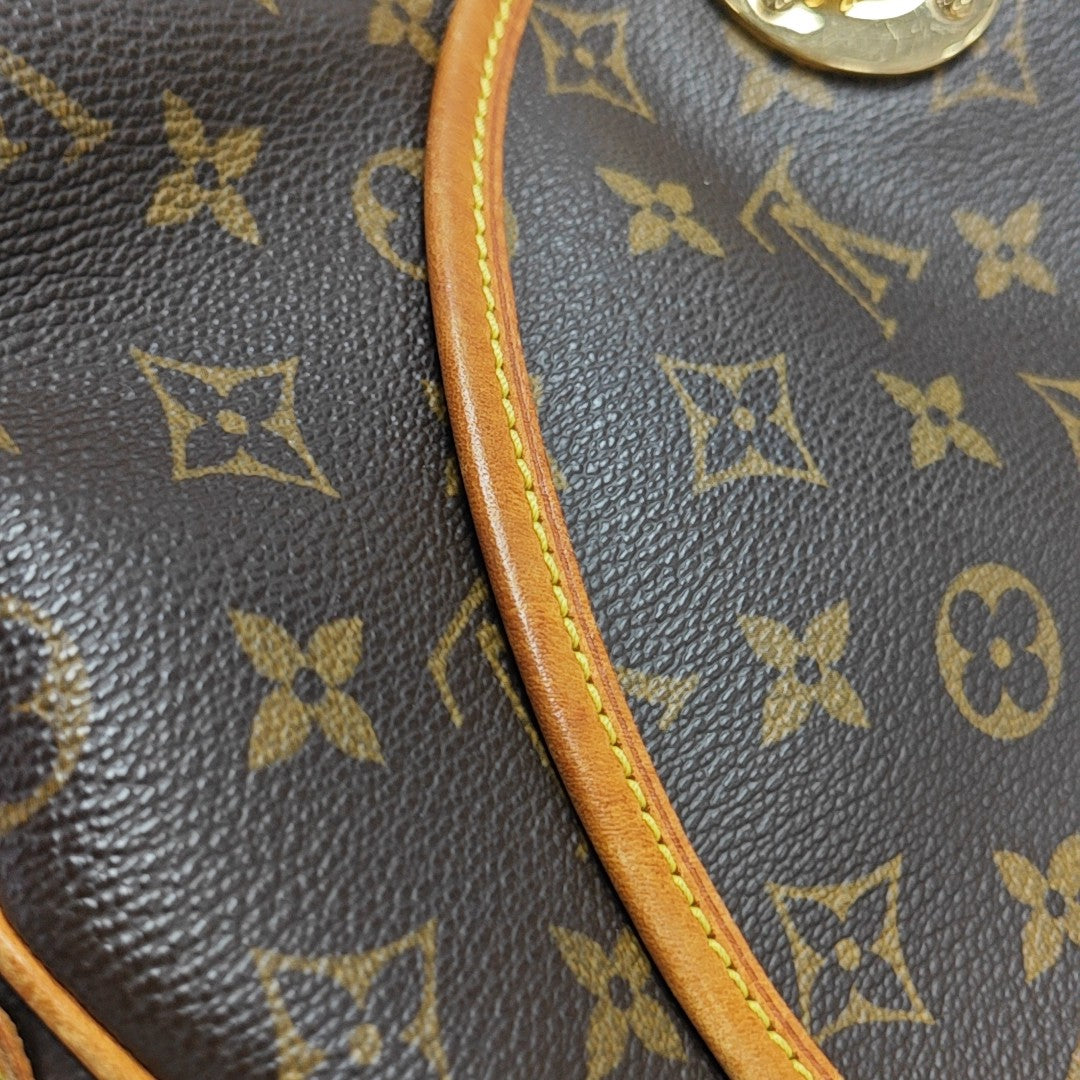TULUM GM Monogram Coated Canvas Brown